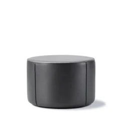 Sitting Poufs^Fredericia Furniture Mono seat pouf, Leather omni 301 -Ø55 cm Black