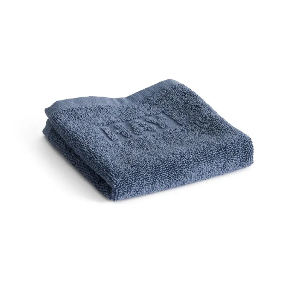 Towels^HAY Mono towel 30x30 cm, Steel Blue