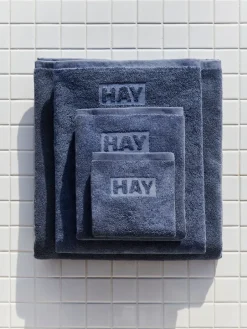 Towels^HAY Mono towel 30x30 cm, Steel Blue