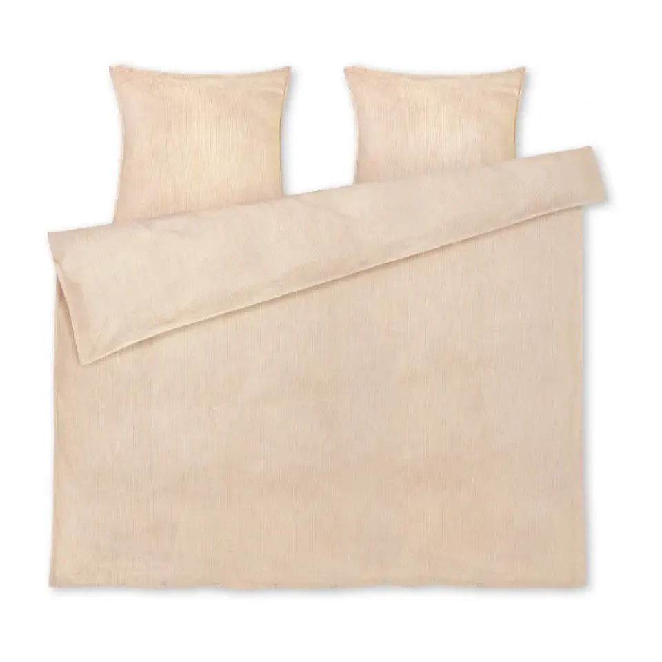Bed Sets^Juna Monochrome Lines bedding set 220x220 cm, Ochre-white OrangeWhite