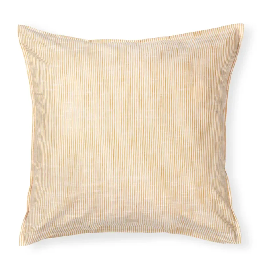 Juna Monochrome Lines pillowcase 50x60 cm, Ochre-white OrangeWhite