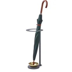 Umbrella Stands^KLONG Monokel umbrella stand, - brass Grey