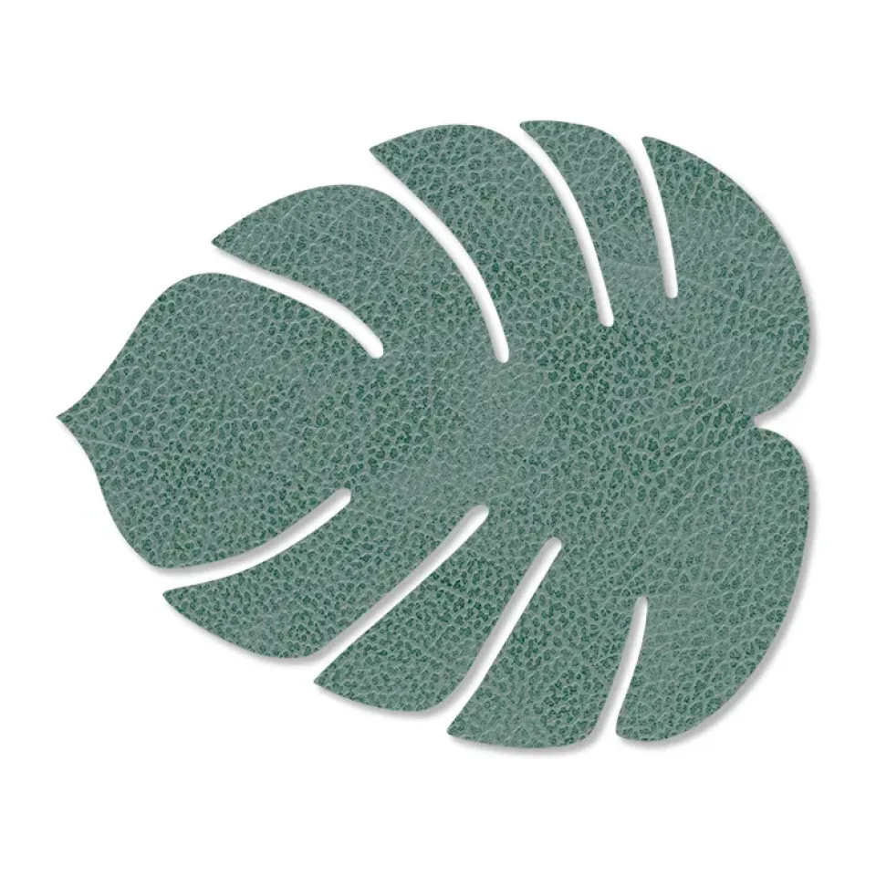 Online LIND DNA Monstera Leaf Hippo coaster, Pastel Green