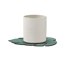 Online LIND DNA Monstera Leaf Hippo coaster, Pastel Green