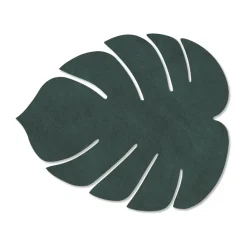 Outlet LIND DNA Monstera Leaf Nupo placemat S, Dark Green