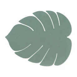 Placemats^LIND DNA Monstera Leaf Nupo placemat L, Pastel Green