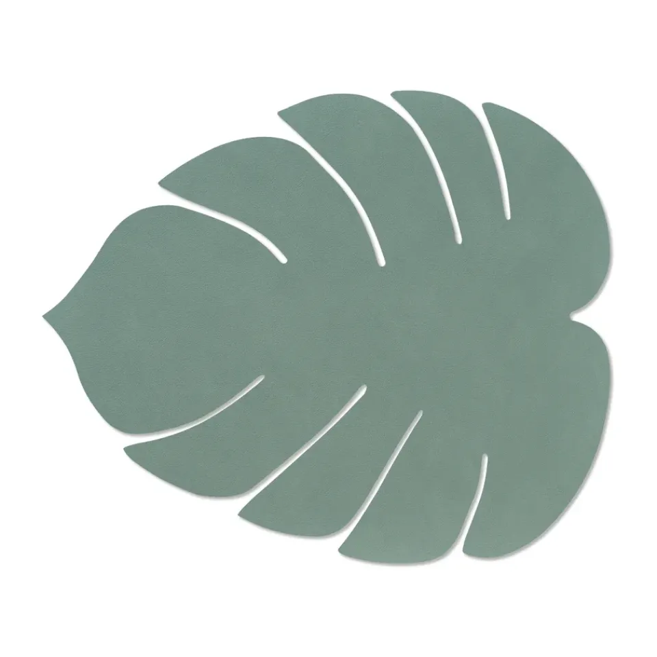 Placemats^LIND DNA Monstera Leaf Nupo placemat L, Pastel Green