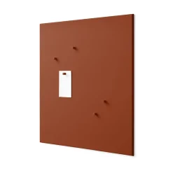 Montana noticeboard 69.6x69.6 cm, Hokkaido BrownOrange