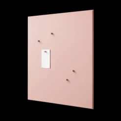 Clearance Montana noticeboard 69.6x69.6 cm, Ruby Pink