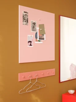 Clearance Montana noticeboard 69.6x69.6 cm, Ruby Pink