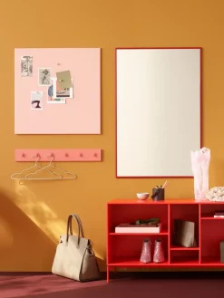 Clearance Montana noticeboard 69.6x69.6 cm, Ruby Pink