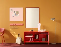 Clearance Montana noticeboard 69.6x69.6 cm, Ruby Pink