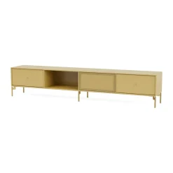 Montana OCTAVE VII TV stand, 157 Cumin-brass Yellow
