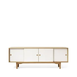 T.V & Media Units|T.V & Media Units^Zweed Moodi 180 side table, /oak, oak structure White