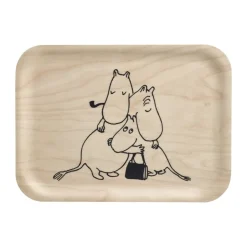 Discount Muurla Moomin 80 tray 20x27 cm, Birch Beige