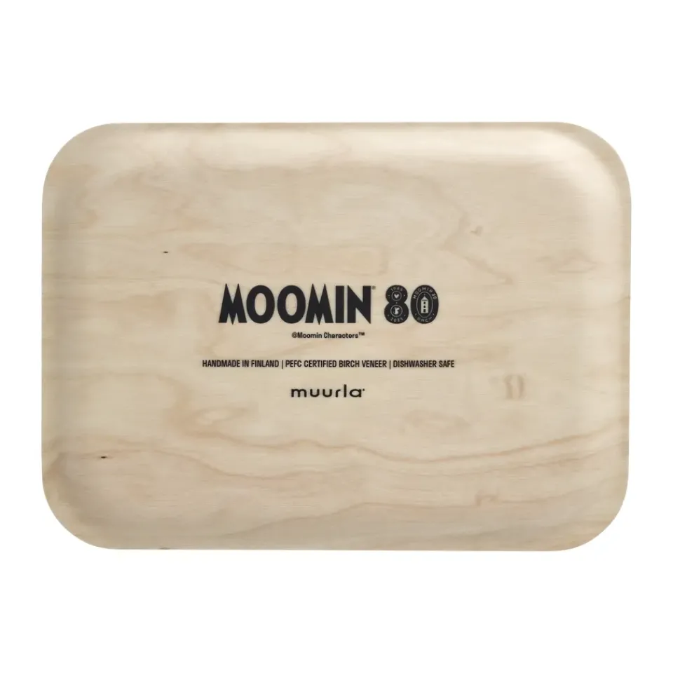 Discount Muurla Moomin 80 tray 20x27 cm, Birch Beige