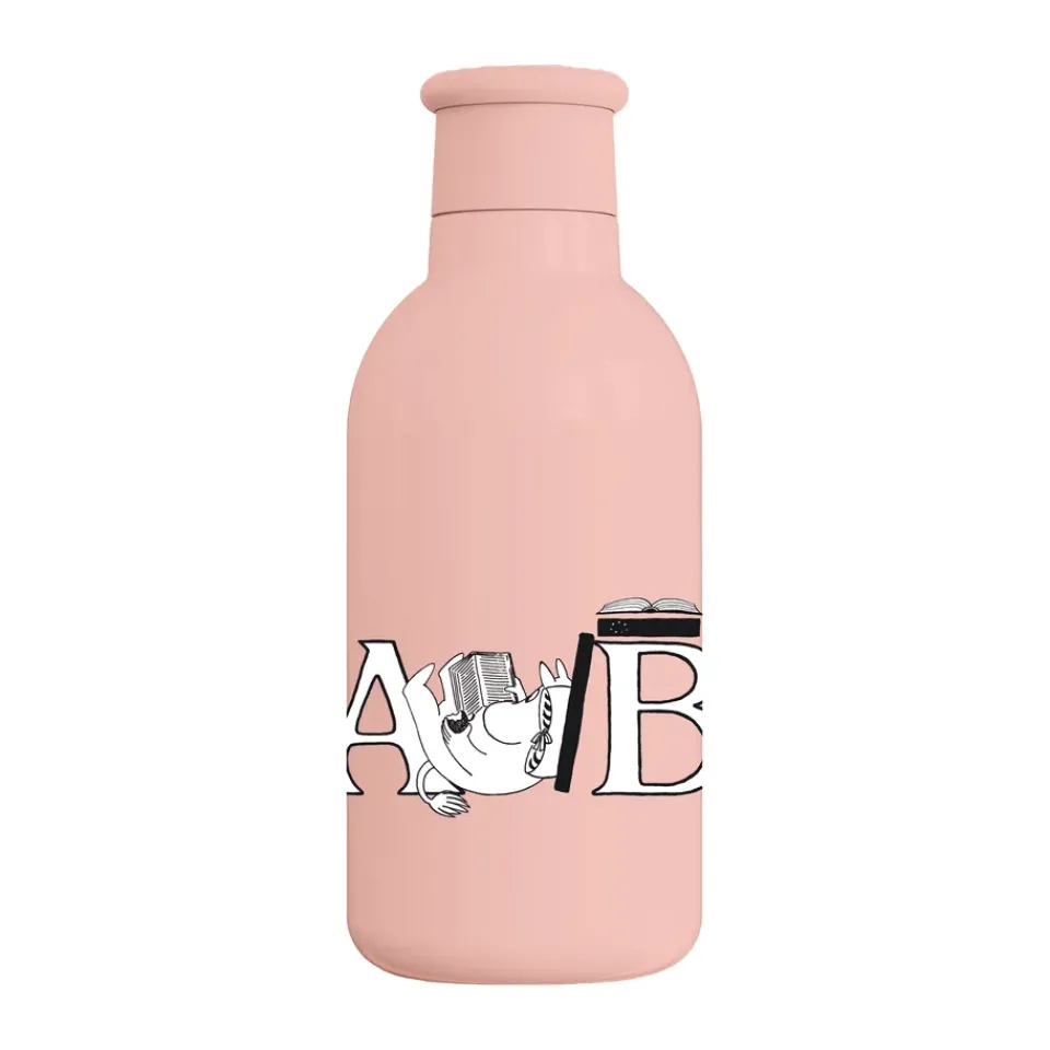 Thermoses^RIG-TIG Moomin ABC thermos bottle 0.5 L, Moomin salmon Pink
