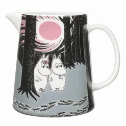 Water Jugs And Carafes^Moomin Arabia Moomin Adventure The Move Jug, 1 l GreyBlack