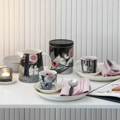 Moomin Bowls^Moomin Arabia Moomin Adventure The Move bowl, grey GreyBlack