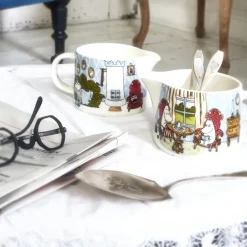 Milk Jugs^Moomin Arabia Moomin afternoon in the lounge jug, 0,35 l MultiWhite