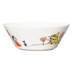 Moomin Bowls|Breakfast Bowls^Moomin Arabia x Red Cross Moomin bowl ABC Snufkin, Ø15 cm Multi