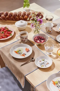Moomin Bowls|Breakfast Bowls^Moomin Arabia x Red Cross Moomin bowl ABC Snufkin, Ø15 cm Multi