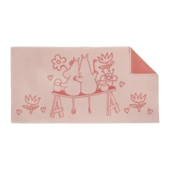 Bath Sheets^Moomin Arabia Moomin bath towel 70x140 cm, Love Pink