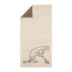 Bath Sheets^Moomin Arabia Moomin bath towel 70x140 cm, Sniff Brown