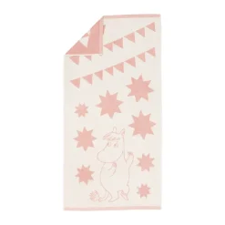 Bath Sheets^Moomin Arabia Moomin bath towel 70x140 cm, stars Pink