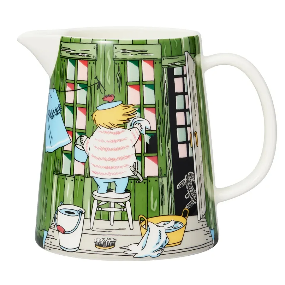 Water Jugs And Carafes^Moomin Arabia Moomin bathhouse teapot, 1 l Green