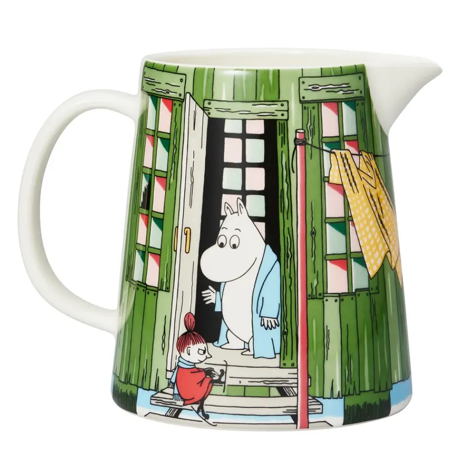 Water Jugs And Carafes^Moomin Arabia Moomin bathhouse teapot, 1 l Green