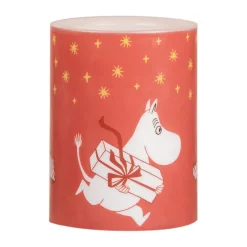 Led-Candles^Muurla Moomin block candle LED 10 cm, Gifts Red