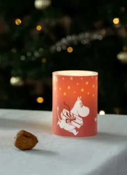 Led-Candles^Muurla Moomin block candle LED 10 cm, Gifts Red