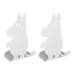 Children's Room Accessories|Children's Room Accessories^Pluto Design Moomin book end 2-pack, Moomin White