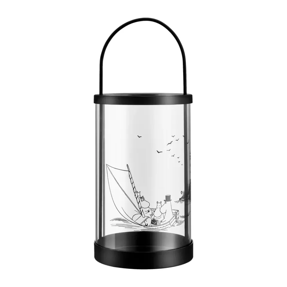 Tea Light Holders, Lanterns & Candle Dishes^Muurla Moomin candle lantern, Sailors BlackTransparent