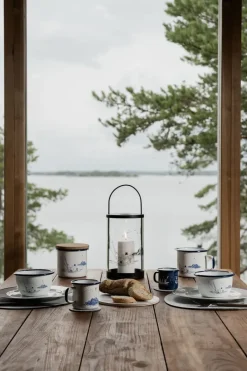 Tea Light Holders, Lanterns & Candle Dishes^Muurla Moomin candle lantern, Sailors BlackTransparent
