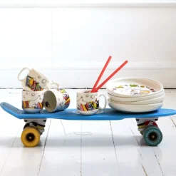 Sale Moomin Arabia Moomin children's dinnerware, Moomintroll White