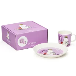 Outlet Moomin Arabia Moomin children's dinnerware, Snorkmaiden Purple