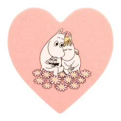 Discount Muurla Moomin coaster set, 4-pack, Together Pink