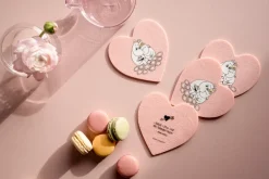 Discount Muurla Moomin coaster set, 4-pack, Together Pink