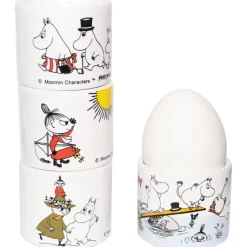 Egg Cups^Pluto Design Moomin colour egg cup 4 pieces, with motif White