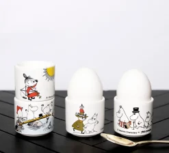 Egg Cups^Pluto Design Moomin colour egg cup 4 pieces, with motif White