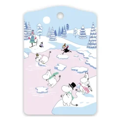Clearance Opto Design Moomin cutting board winter 2022 20x30 cm, Blue-white-pink BlueWhitePink