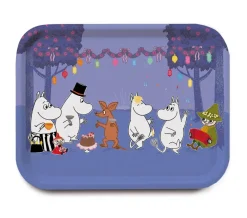 Online Opto Design Moomin Dancing tray, Blue