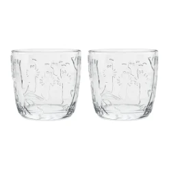 Drinking Glasses & Tumblers^Moomin Arabia Moomin drinking glass 28 cl 2-pack, Clear Transparent