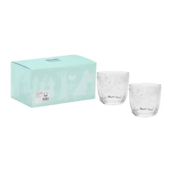 Drinking Glasses & Tumblers^Moomin Arabia Moomin drinking glass 28 cl 2-pack, Clear Transparent