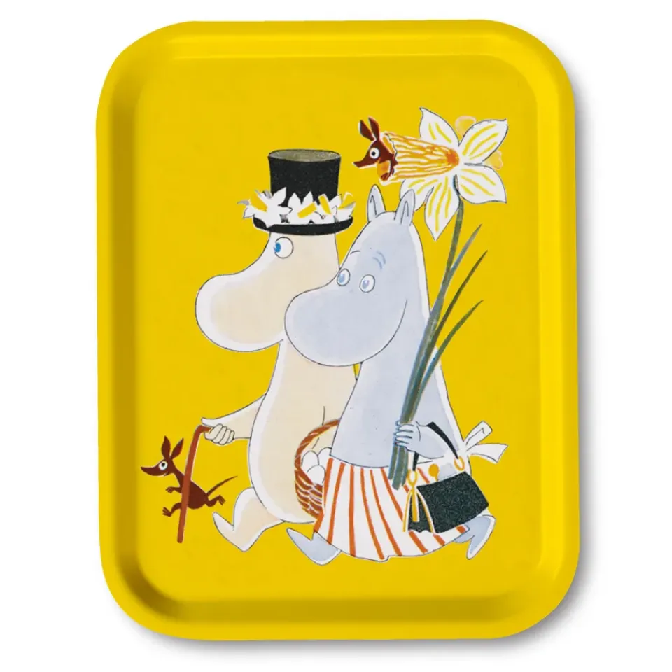 Decorative Accessories|Decorative Trays^Opto Design Moomin easter tray, 27x20 cm White