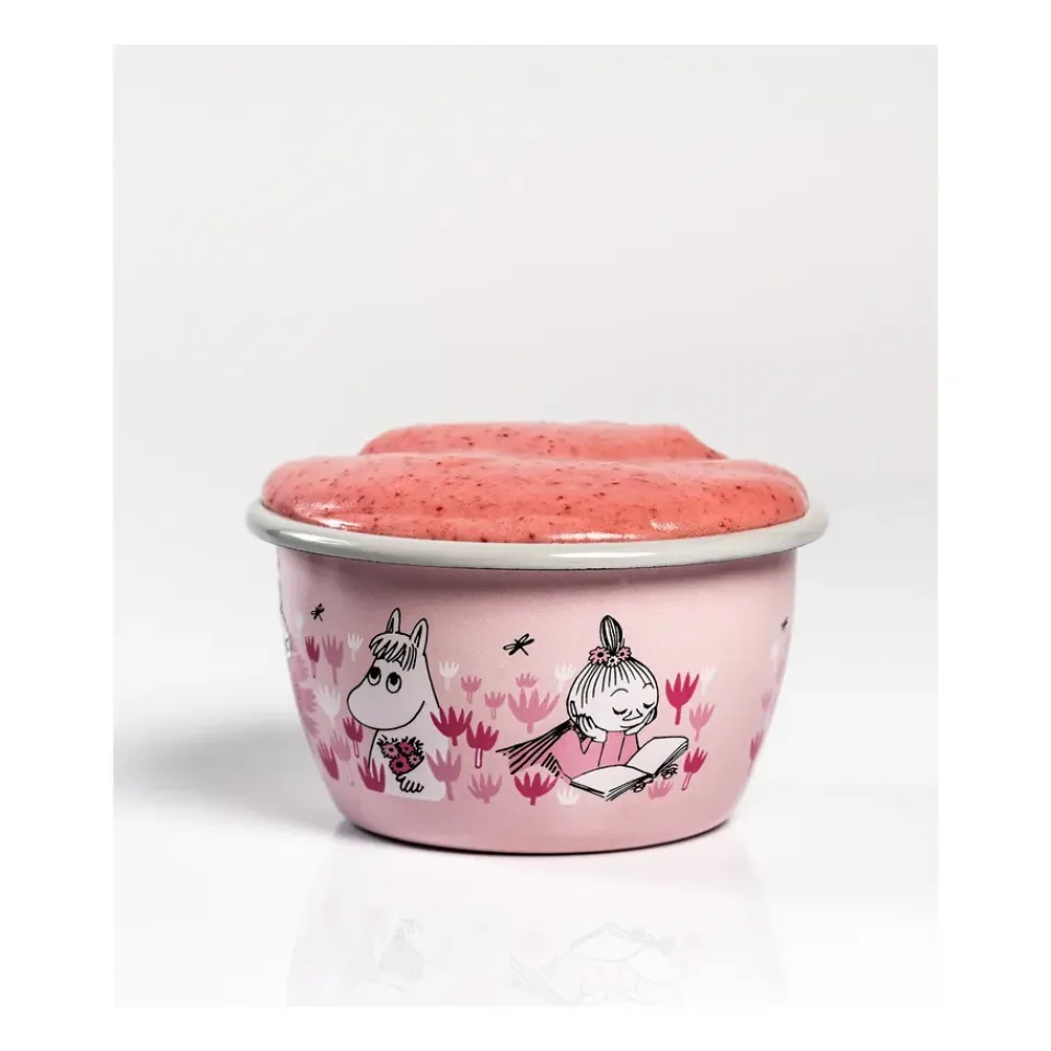 Moomin Bowls^Muurla Moomin enamel bowl Girls 30 cl, Pink