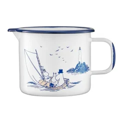 Water Jugs And Carafes^Muurla Moomin Enamel Jug 1.3L, Sailors White