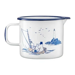 Water Jugs And Carafes^Muurla Moomin Enamel Jug 1.3L, Sailors White